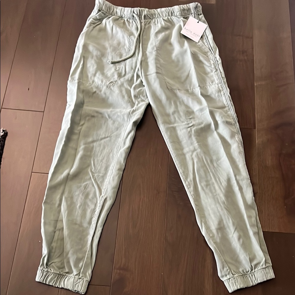 Bella Dahl Gray Joggers Elastic Waistband